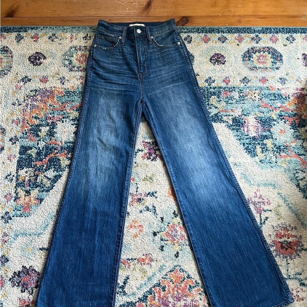 Worn only twice: Madewell Dark Blue Flare Jeans
